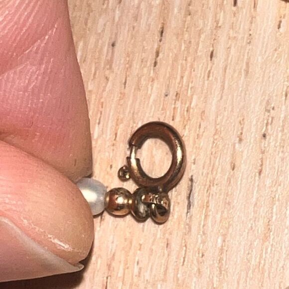 Real pearl chai bracelet genuine freshwater pearls sterling silver Hebrew letter - Picture 10 of 10